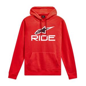 Alpinestars Ride 4.0 rot-weiß-schwarzes Sweatshirt