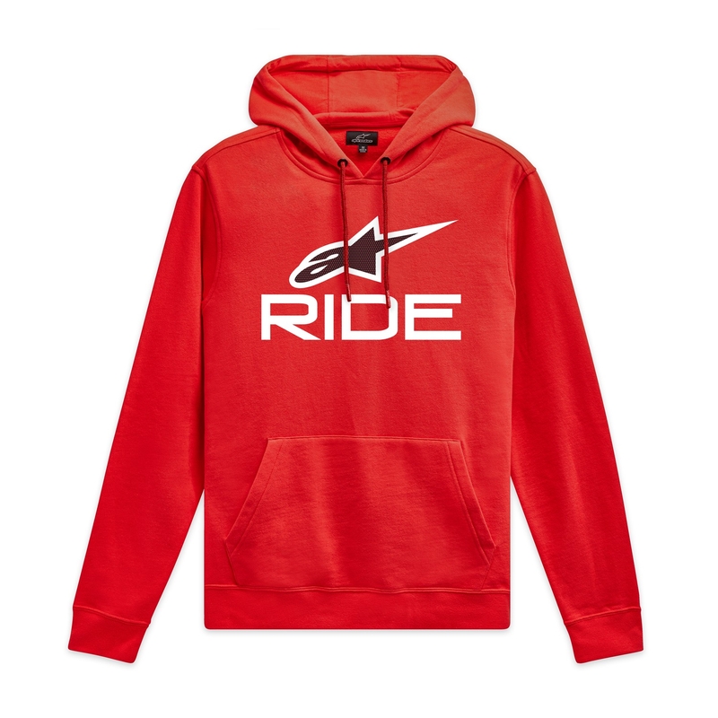 Alpinestars Ride 4.0 rot-weiß-schwarzes Sweatshirt