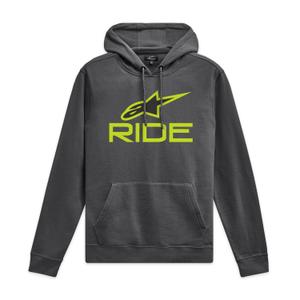 Alpinestars Ride 4.0 grau-gelb-schwarzes Sweatshirt