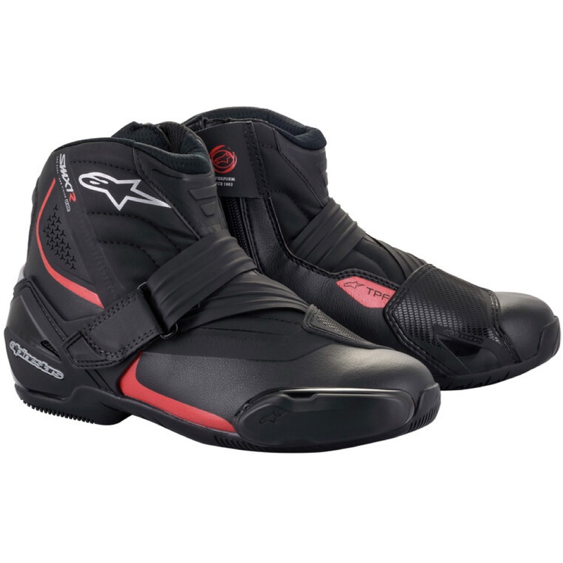 Alpinestars SMX-1 R Motorradstiefel schwarz-rot