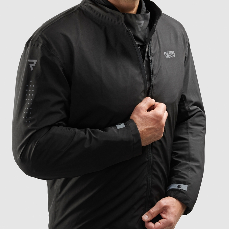 Rebelhorn In &amp; Out HydraShield PRO wasserdichte Jacke Schwarz