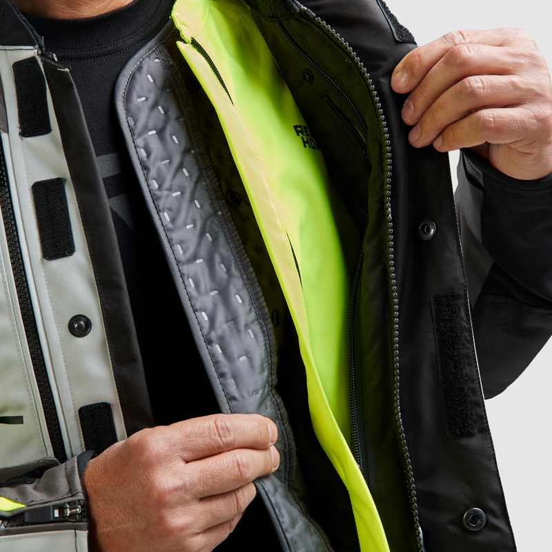 Wasserdichte Jacke Rebelhorn In &amp; Out HydraShield PRO fluo gelb
