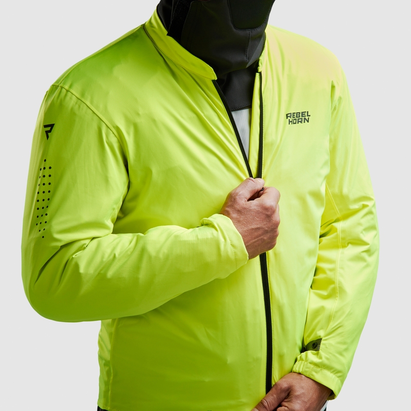 Wasserdichte Jacke Rebelhorn In &amp; Out HydraShield PRO fluo gelb