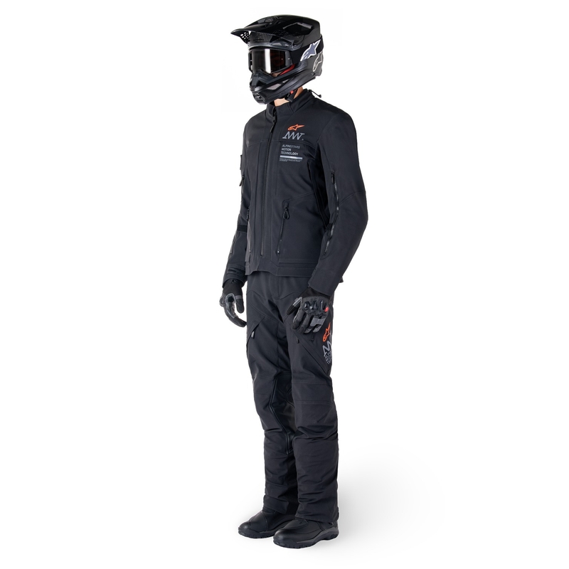 Alpinestars AMT-8 Stretch Drystar XF Motorradjacke Schwarz