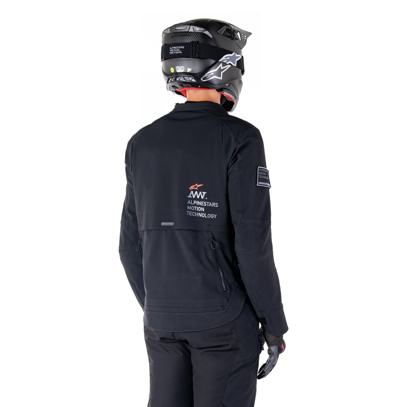Alpinestars AMT-8 Stretch Drystar XF Motorradjacke Schwarz