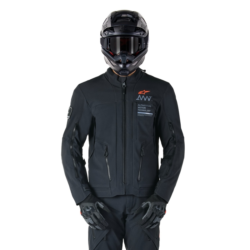 Alpinestars AMT-8 Stretch Drystar XF Motorradjacke Schwarz