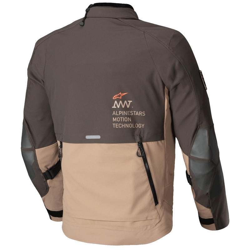 Alpinestars AMT-8 Stretch Drystar XF Motorradjacke braun-khaki