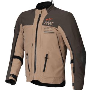 Alpinestars AMT-8 Stretch Drystar XF Motorradjacke braun-khaki