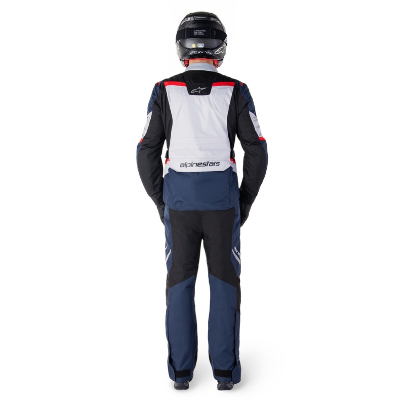 Alpinestars ST-1 Wasserdichte Motorradjacke dunkelblau-schwarz-rot