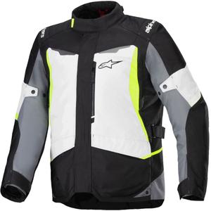 Alpinestars ST-1 Wasserdichte Motorradjacke grau-schwarz-fluogelb