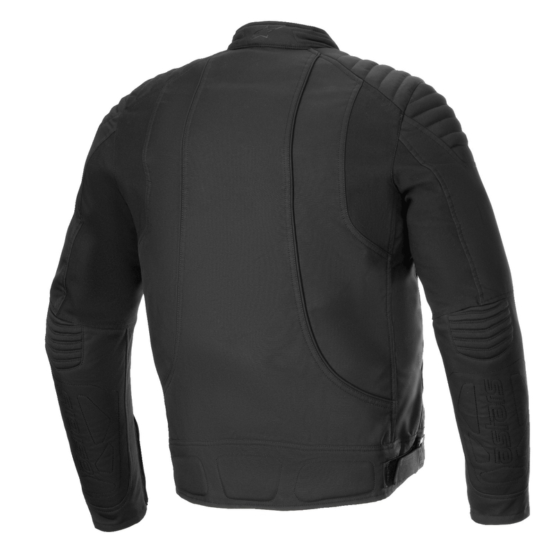 Wasserabweisende Motorradjacke Alpinestars Clayton Schwarz-Schwarz