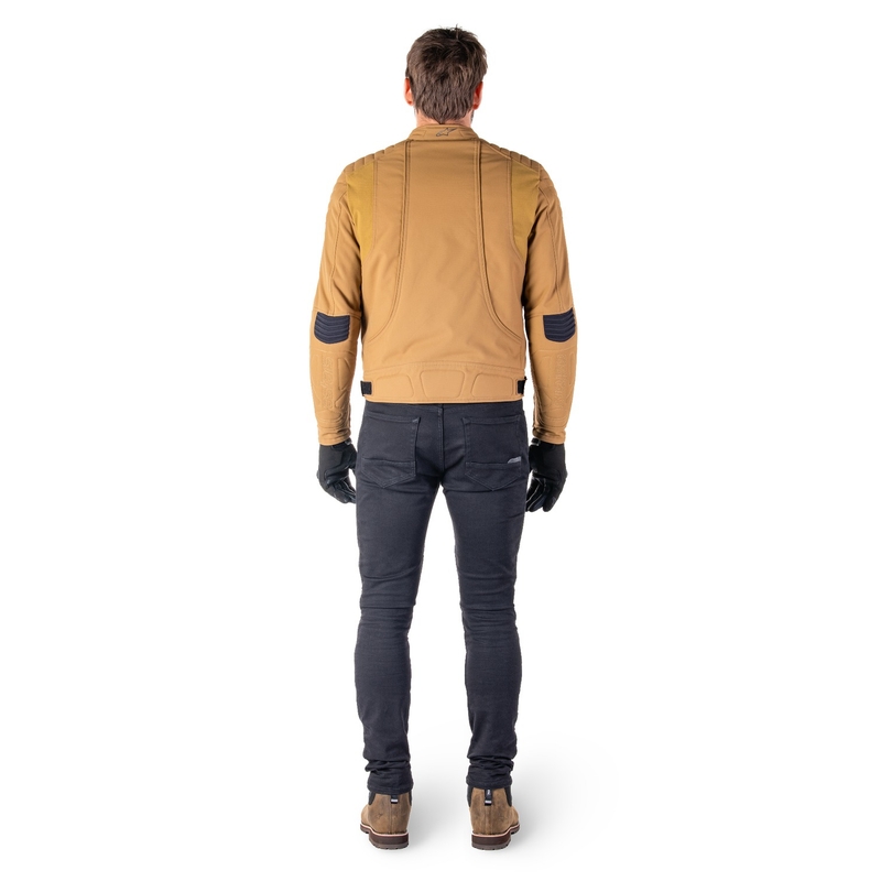Alpinestars Clayton wasserabweisende Motorradjacke hellbraun