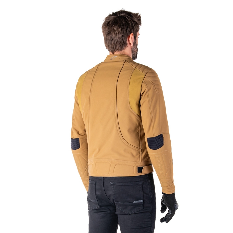 Alpinestars Clayton wasserabweisende Motorradjacke hellbraun