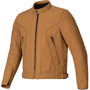 Alpinestars Clayton wasserabweisende Motorradjacke hellbraun