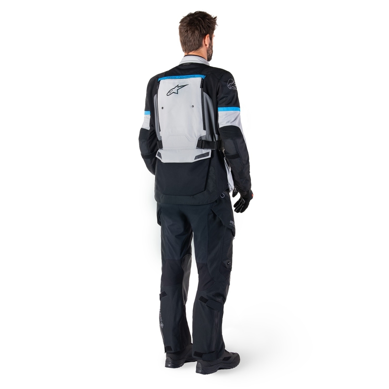 Alpinestars Bogota PRO Drystar Motorradjacke grau-schwarz-blau