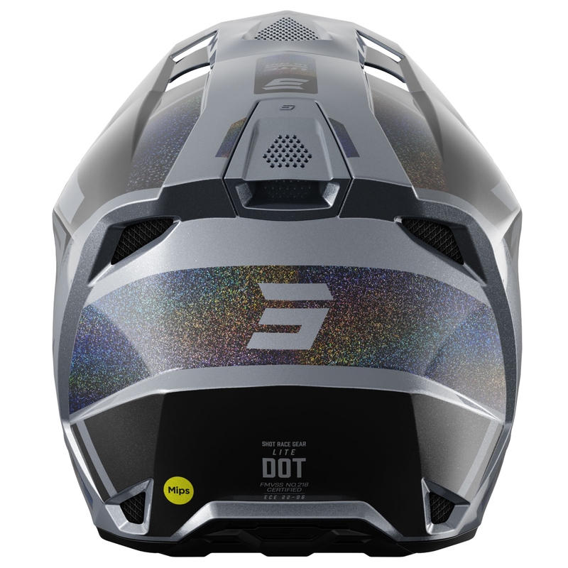 Motocross-Helm Shot Lite Ultra matt holografisch