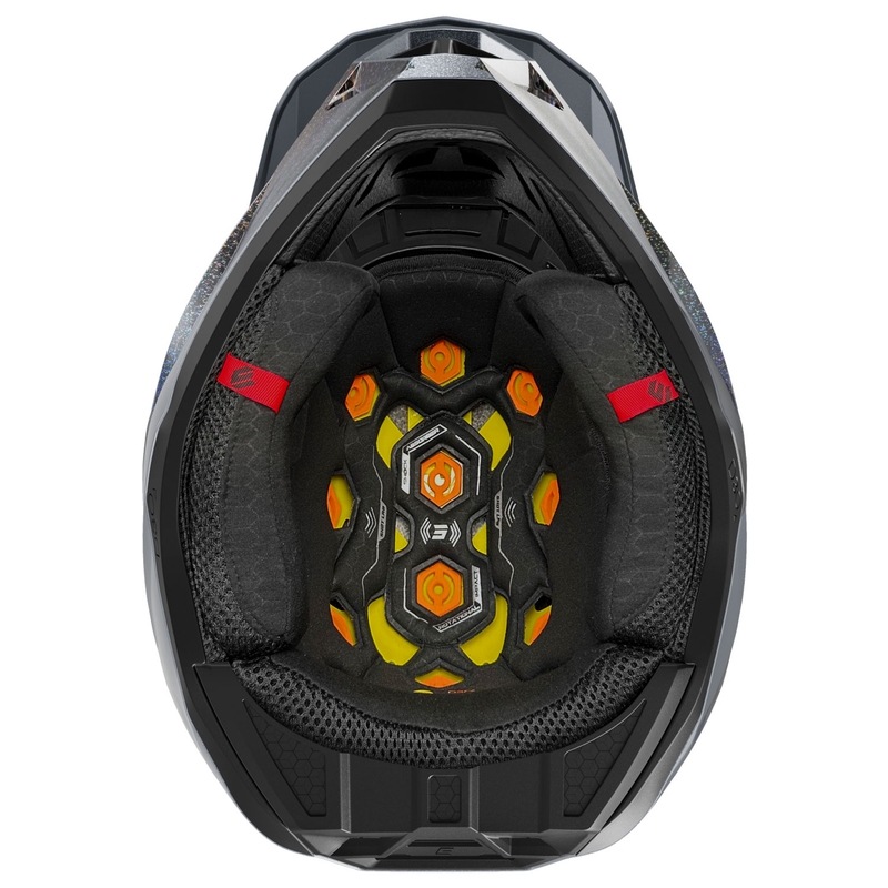 Motocross-Helm Shot Lite Ultra matt holografisch