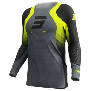 Motocross-Trikot Shot Aerolite Ultra fluo gelb