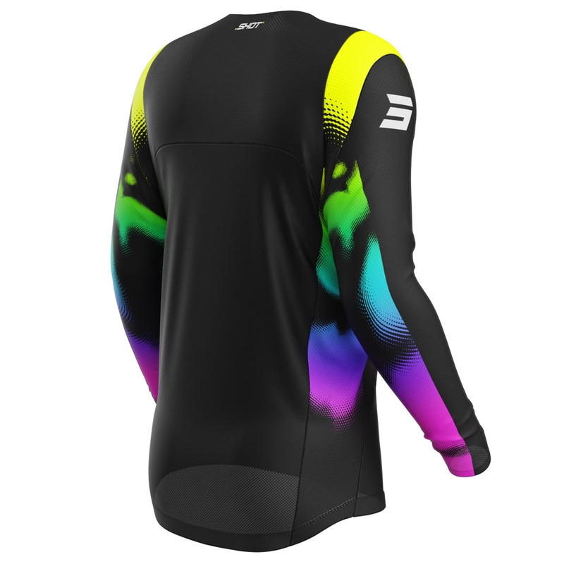 Motocross-Trikot Shot Contact Nitro schwarz