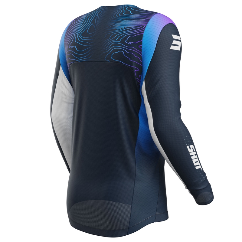 Shot Contact Apex Motocross-Trikot blau