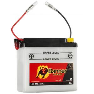 Blei-Säure-Motorradbatterie Banner Bike Bull 004 12/B6N4B-2A - 6N4B-2A 6V, 4Ah, 24A
