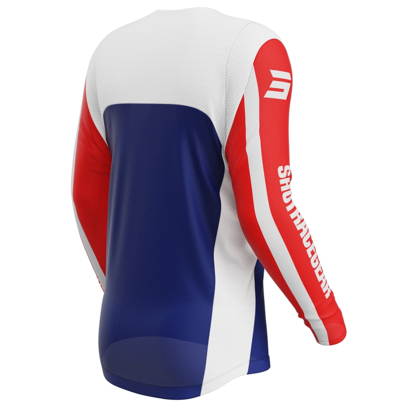 Motocross-Trikot Shot Contact Mythic blau-rot