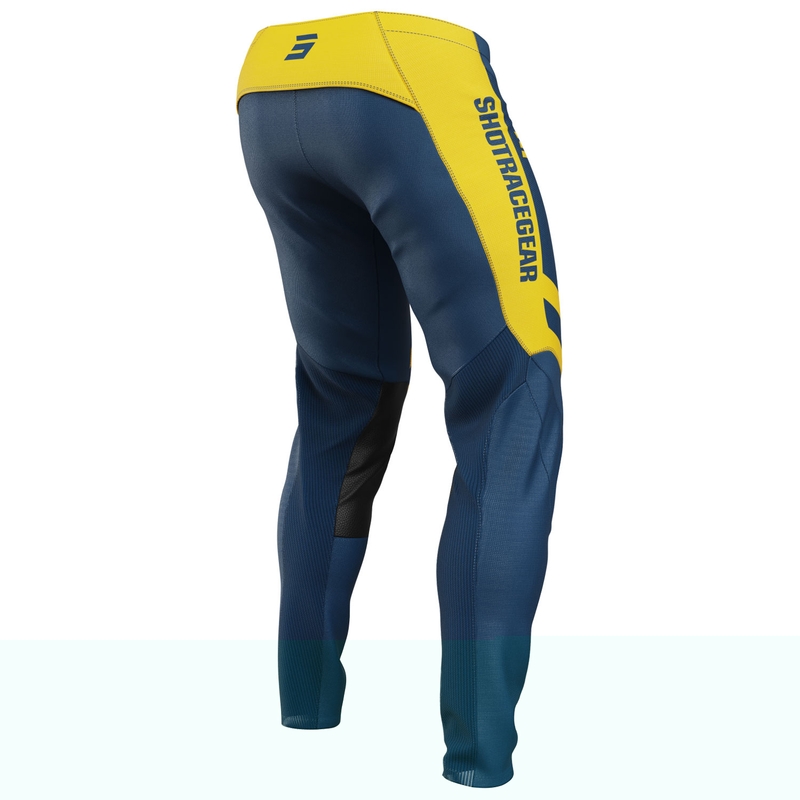 Motocross-Hose Shot Contact Mythic blau-gelb