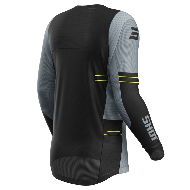 Motocross-Trikot Shot Contact Shield fluo gelb