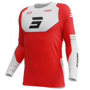 Motocross-Trikot Shot Contact Shield rot