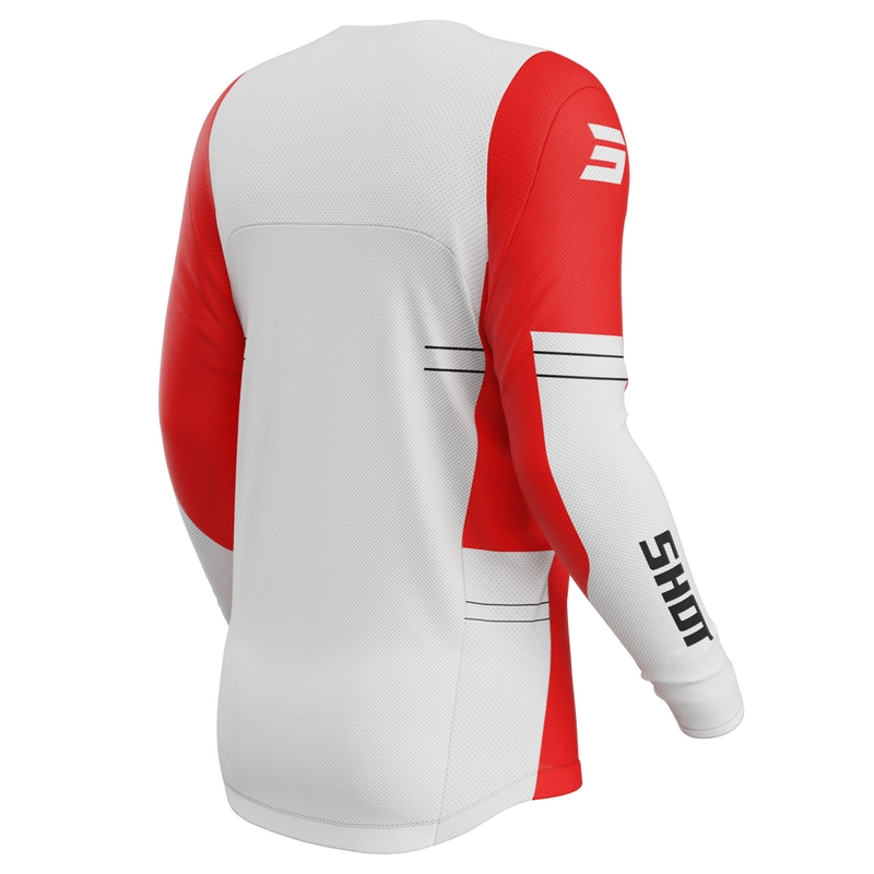 Motocross-Trikot Shot Contact Shield rot