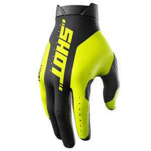 Motocross-Handschuhe Shot Lite Pro fluogelb