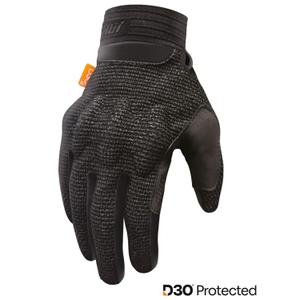 Shot Guard D3O® Motocross-Handschuhe Schwarz