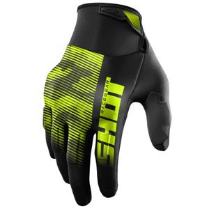 Motocross-Handschuhe Shot Drift Tactic fluo gelb