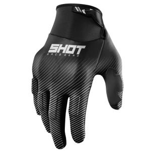 Motocross-Handschuhe Shot Drift Rim weiß