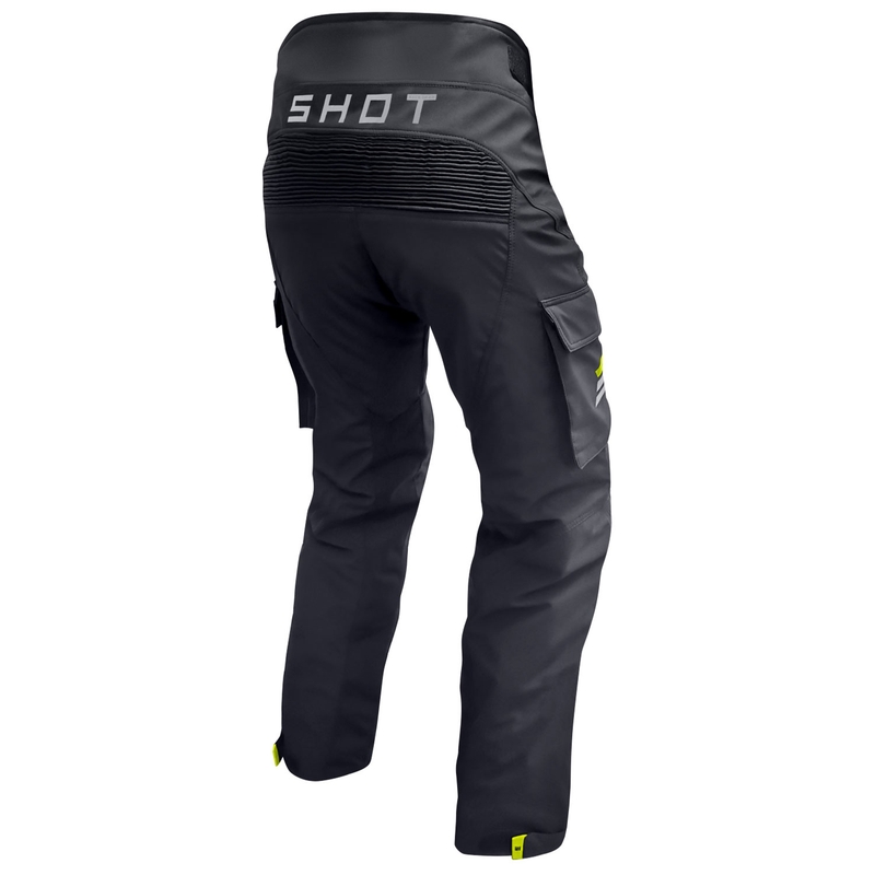 Shot Climatic Motorradhose schwarz-fluo gelb