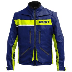 Shot Contact Assault 2.0 Motorradjacke blau-fluogelb