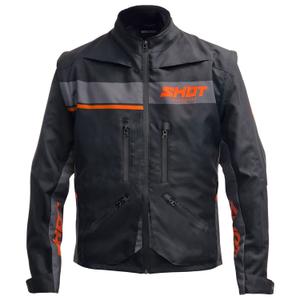 Shot Contact Assault 2.0 Motorradjacke schwarz-orange