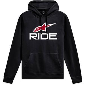 Alpinestars Ride 4.0 schwarz-weiß-rotes Sweatshirt