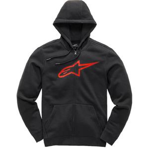 Alpinestars Ageless II Fleece schwarz-rotes Sweatshirt