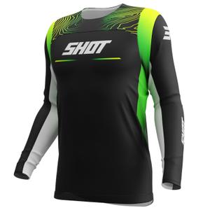 Kinder-Motocross-Trikot Shot Contact Apex fluo gelb