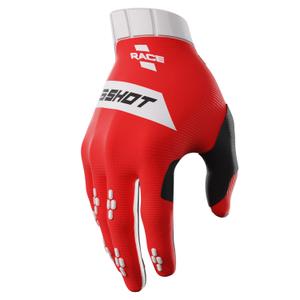 Kinder-Motocross-Handschuhe Shot Race rot