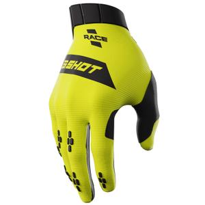 Kinder-Motocross-Handschuhe Shot Race fluogelb