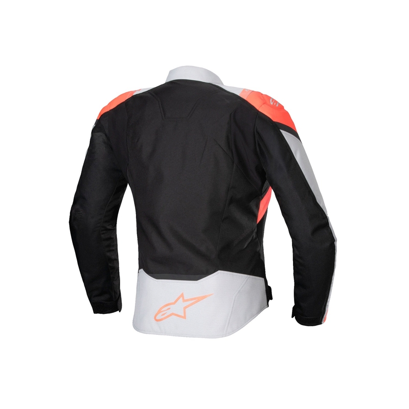 Damen-Motorradjacke Alpinestars Stella T-Jaws 4 Waterproof Schwarz-Grau-Fluorot
