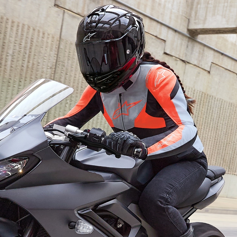 Damen-Motorradjacke Alpinestars Stella T-Jaws 4 Waterproof Schwarz-Grau-Fluorot