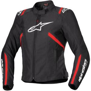 Damen-Motorradjacke Alpinestars Stella T-SPS 2 Wasserdicht Schwarz-Weiß-Fluorot