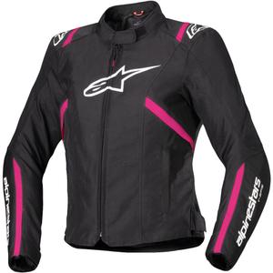 Damen-Motorradjacke Alpinestars Stella T-SPS 2 Wasserdicht schwarz-weiß-rosa