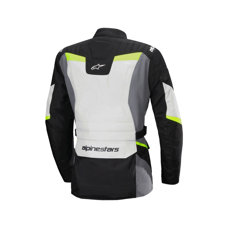 Damen-Motorradjacke Alpinestars Stella ST-1 Wasserdicht grau-schwarz-fluogelb