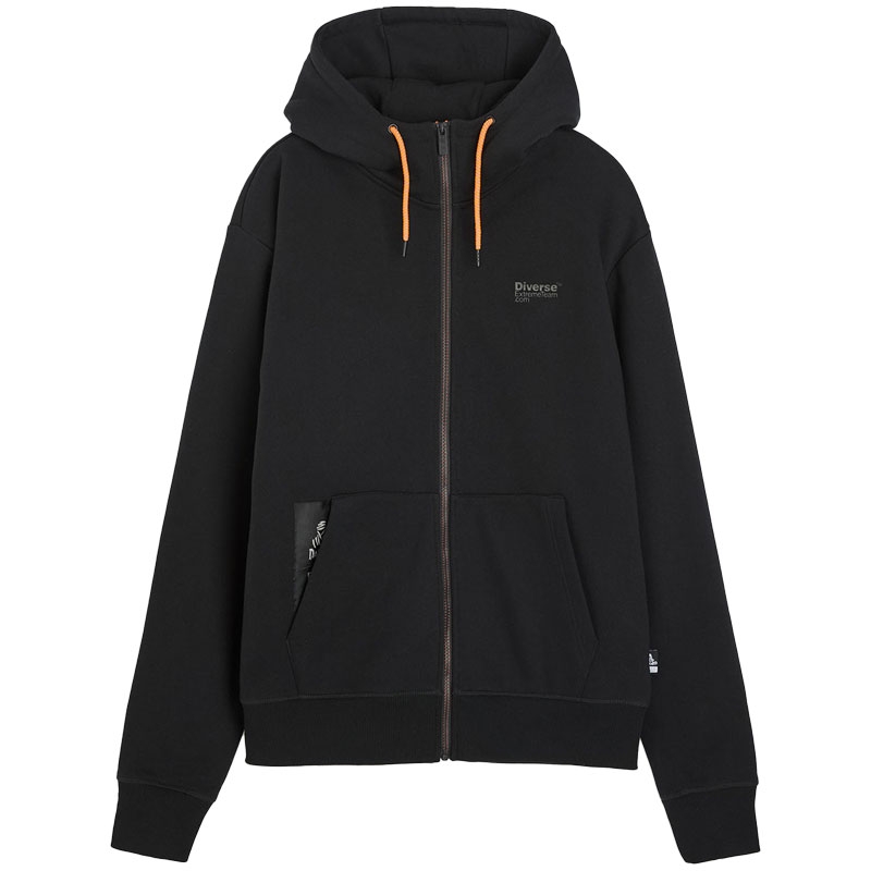 Sweatshirt DAKAR ZIP H24 schwarz