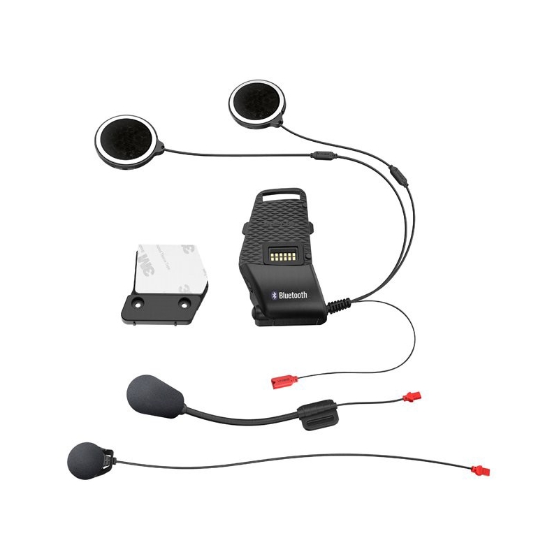 Helmhalterung mit Zubehör für Bluetooth Intercom SENA 10S