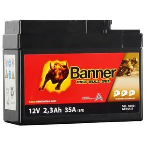 Gel-Motorradbatterie Banner Bike Bull GEL 503 01/BGTR4A-S - GTR4A-S 12V, 2,3Ah, 35A